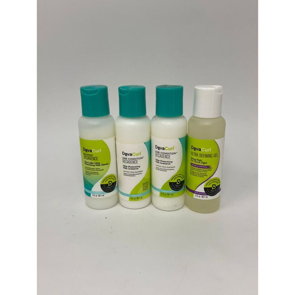 Deva Curl KIT#5 Super Curly: Decadence 1 Sh+2 Con+ Ultra Defining Gel 3 oz EACH
